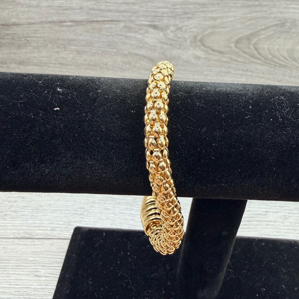 Elegant Gold Tone Beaded‎ Bracelet